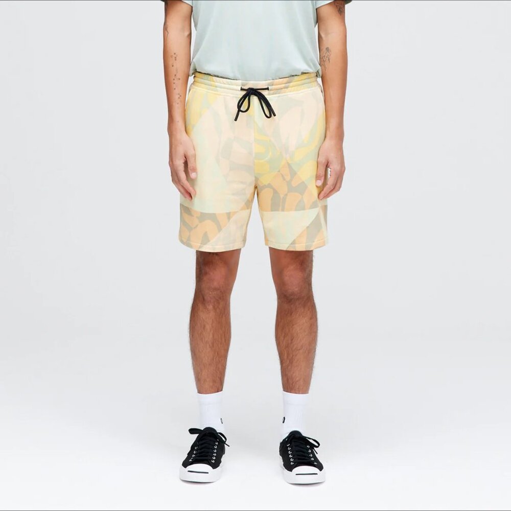 Stance "Shelter" Shorts in Tan Yellow Large - Picture 2 of 5